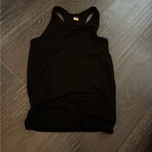 Tangerine Black Racerback Tank Top